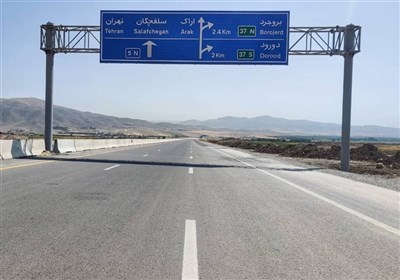 امکان تردد در لاین شمالی آزادراه خرم‌آباد/کمیته عمران ستاد جنگ فعال شد