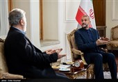 دیدار زیاد نخاله دبیر کل جهاد اسلامی فلسطین با حسین امیرعبداللهیان وزیر امور خارجه