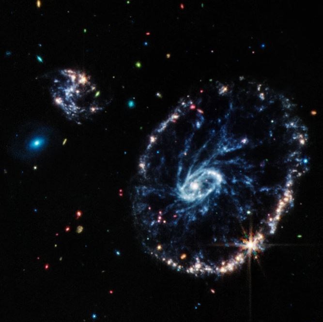 تلسکوپ فضایی جیمز وب , تلسکوپ فضایی هابل , 