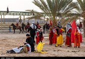تعزیه حر ابن ریاحی در لامرد - فارس 