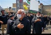 مراسم عزاداری  تاسوعای حسینی در منطقه شریف آباد شهرستان ابهر