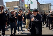 مراسم عزاداری  تاسوعای حسینی در منطقه شریف آباد شهرستان ابهر