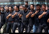 مراسم عزاداری  تاسوعای حسینی در منطقه شریف آباد شهرستان ابهر