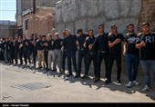 مراسم عزاداری  تاسوعای حسینی در منطقه شریف آباد شهرستان ابهر