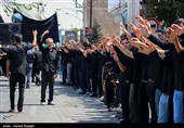 مراسم عزاداری  تاسوعای حسینی در منطقه شریف آباد شهرستان ابهر
