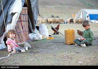 ییلاق عشایر سلسله و دلفان در کوهپایه های گرین - لرستان