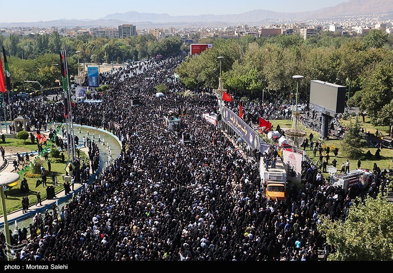 بدرقه باشکوه استاد اخلاق تا خانه ابدی/ امروز نصف جهان برای آیت‌الله ناصری گریست + فیلم