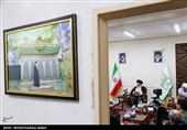 دیدار محسن رضایی  معاون اقتصادی رئیس جمهور با آیت الله سید هاشم حسینی بوشهری رئیس جامعه مدرسین حوزه علمیه قم