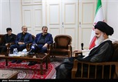 دیدار محسن رضایی  معاون اقتصادی رئیس جمهور با آیت الله سید هاشم حسینی بوشهری رئیس جامعه مدرسین حوزه علمیه قم