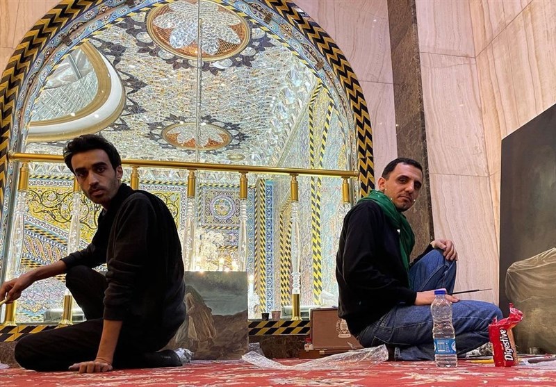 هنرهای تجسمی , نقاشی , اربعین , امام حسین (ع) ,