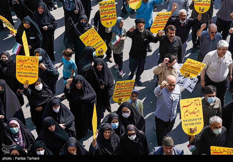 راهپیمائی مردم خرم آباد در محکومیت اغتشاشات اخیر