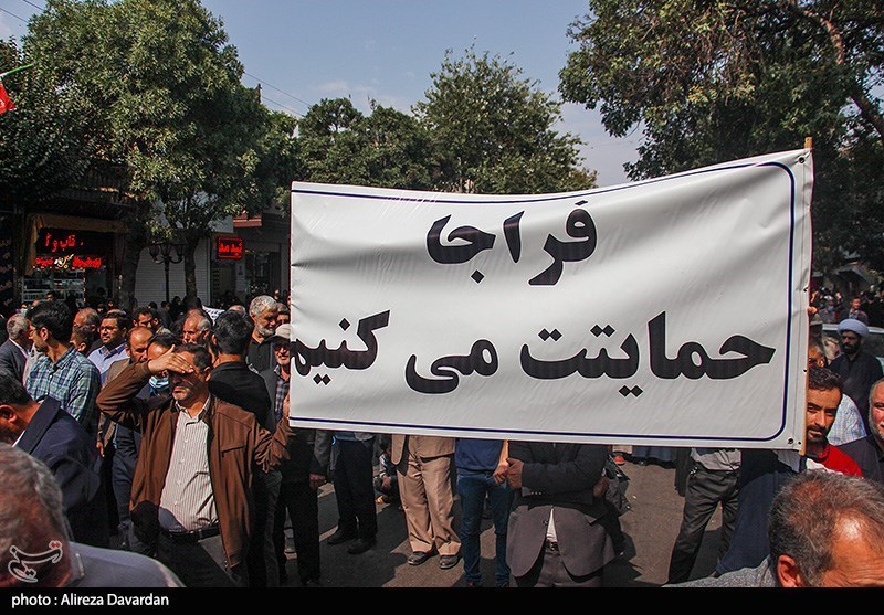 راهپیمائی مردم اردبیل  در محکومیت اغتشاشات اخیر