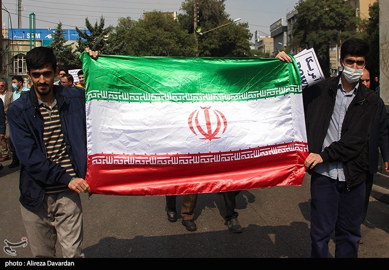 راهپیمائی مردم اردبیل  در محکومیت اغتشاشات اخیر