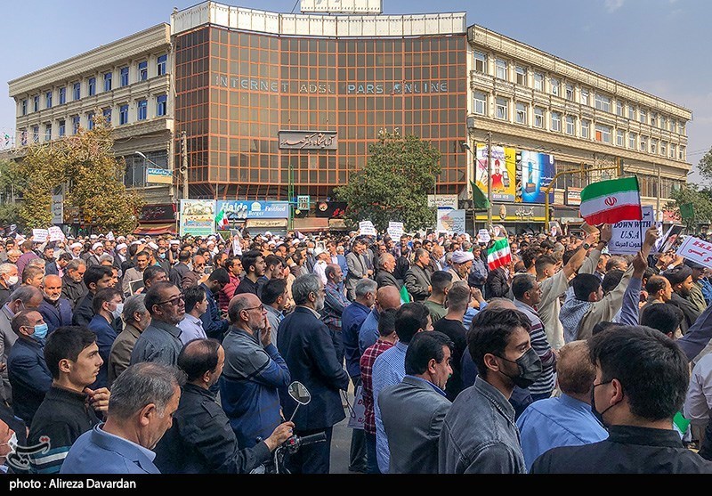 راهپیمائی مردم اردبیل  در محکومیت اغتشاشات اخیر