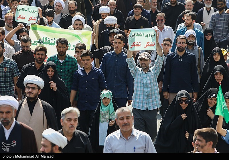 راهپیمائی مردم  قم در محکومیت اغتشاشات اخیر