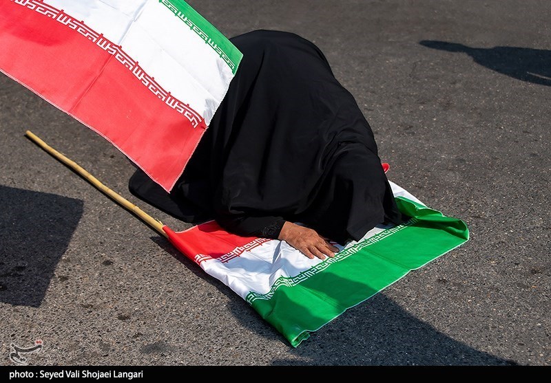 راهپیمائی مردم  ساری در محکومیت اغتشاشات اخیر