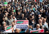 روایت تسنیم از پاسخ‌های کوبنده مردم زنجان به اغتشاشگران/ 3 راهپیمایی باشکوه در 2 روز