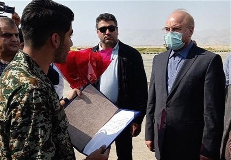 سفر رئیس مجلس به لامرد/ بازدید قالیباف از 5 ابرپروژه و حضور در یادواره سرداران شهید