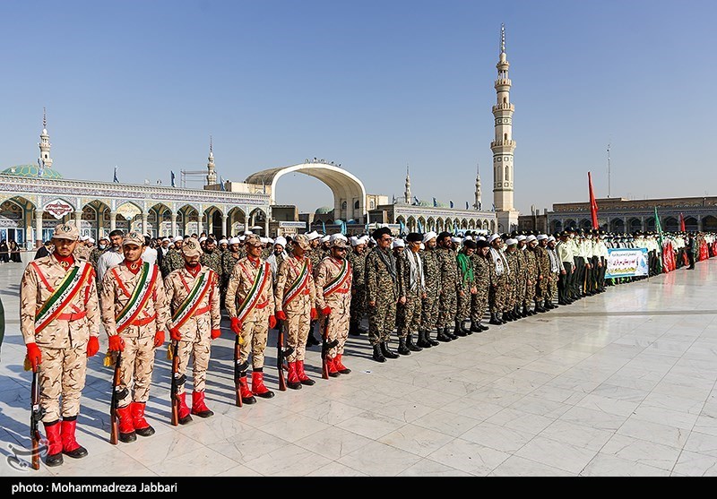 عهد سربازی نیروهای مسلح با امام زمان(عج) در جمکران