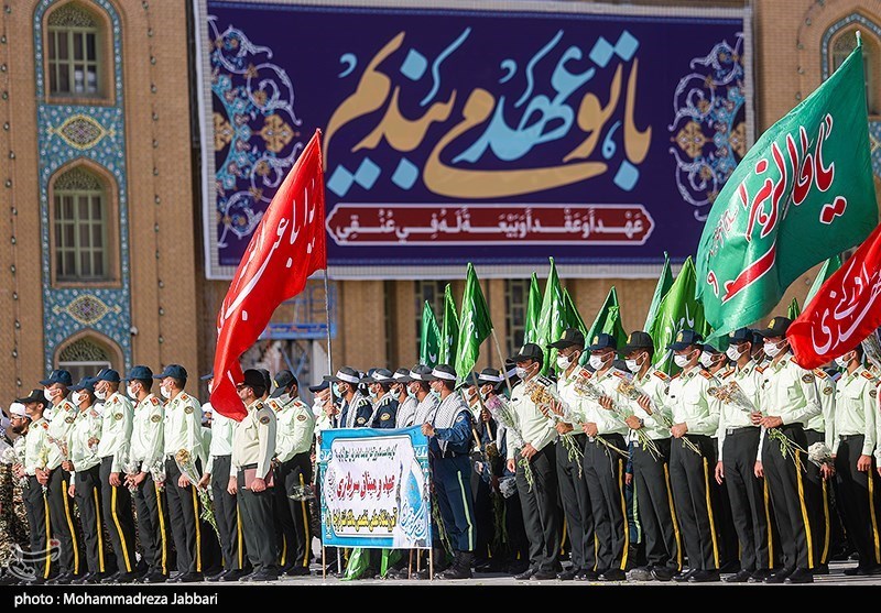 عهد سربازی نیروهای مسلح با امام زمان(عج) در جمکران