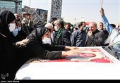 تشییع پیکر شهید مدافع امنیت پوریا احمدی
