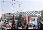 تشییع پیکر شهید مدافع امنیت پوریا احمدی