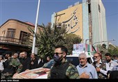 تشییع پیکر شهید مدافع امنیت پوریا احمدی