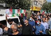 تشییع پیکر شهید مدافع امنیت پوریا احمدی