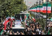 تشییع پیکر شهید مدافع امنیت پوریا احمدی
