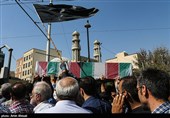 تشییع پیکر شهید مدافع امنیت پوریا احمدی
