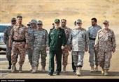 رزمایش اقتدار نیروی زمینی سپاه در منطقه ارس