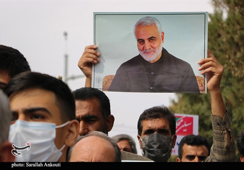 استان کرمان , راهپیمایی , شهید , شهید سپهبد قاسم سلیمانی , 