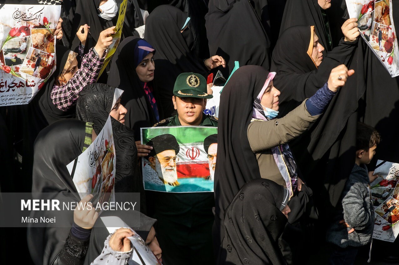 راهپیمایی , آرتین سرایداران , حمله تروریستی به شاهچراغ شیراز , 