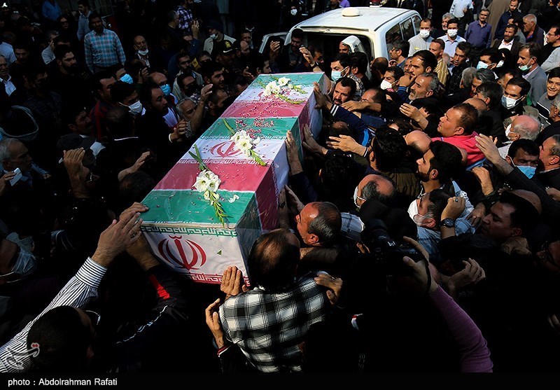 تشییع پیکر شهید احسان مرادی