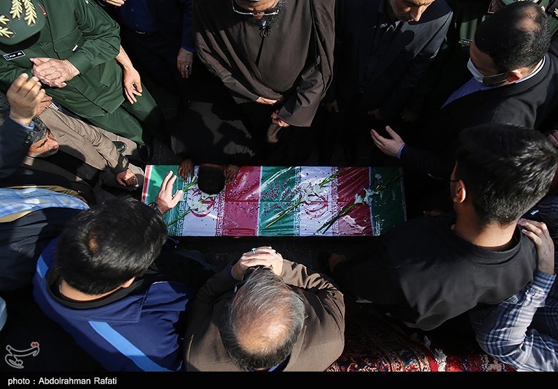 تشییع پیکر شهید احسان مرادی