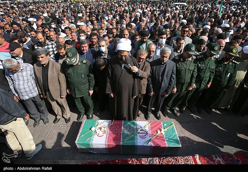 تشییع پیکر شهید احسان مرادی