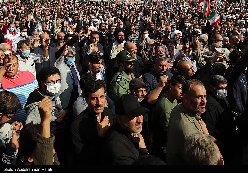 تشییع پیکر شهید احسان مرادی