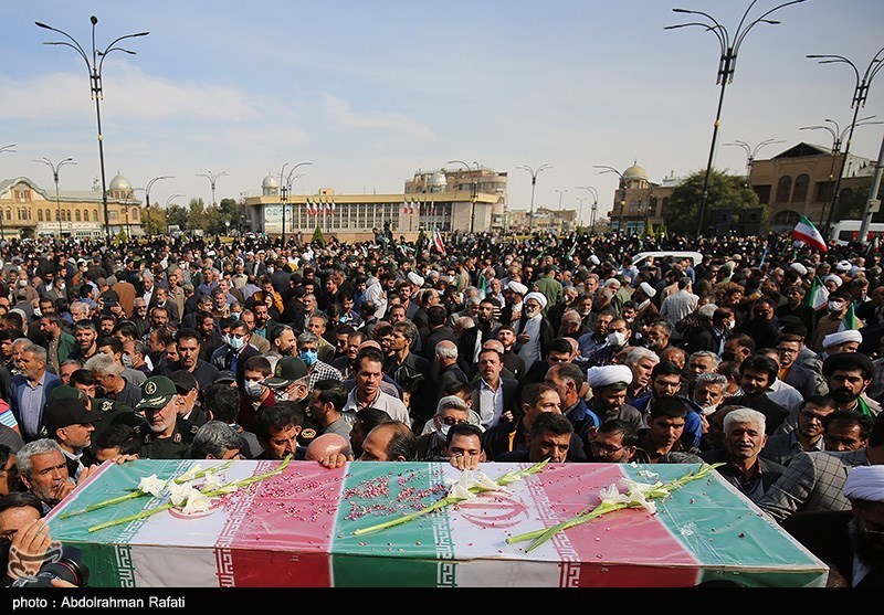 تشییع پیکر شهید احسان مرادی