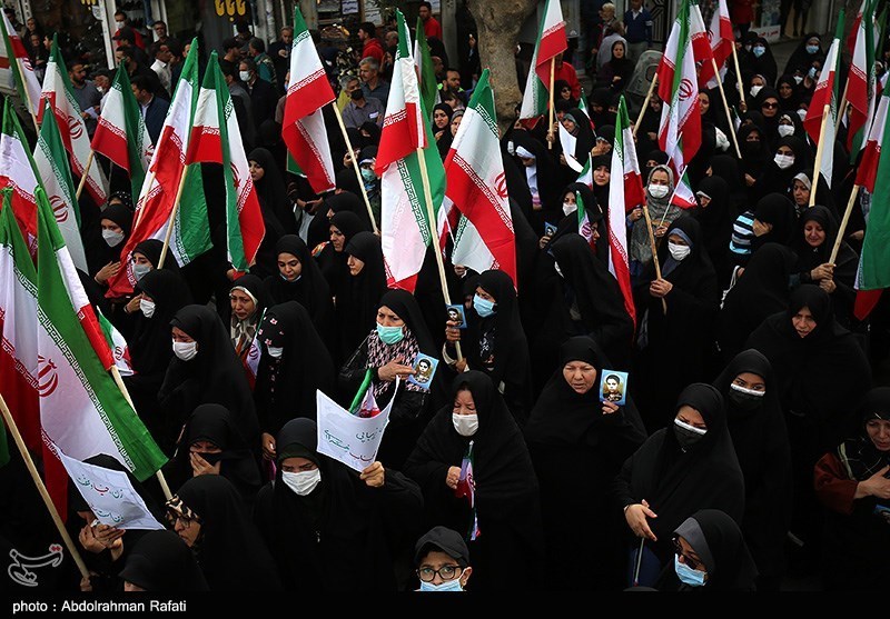 تشییع پیکر شهید احسان مرادی