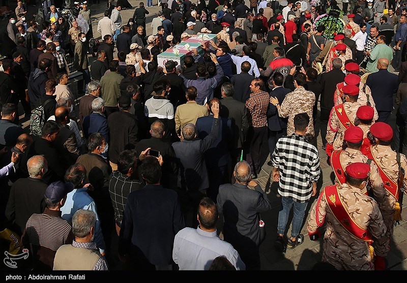 تشییع پیکر شهید احسان مرادی