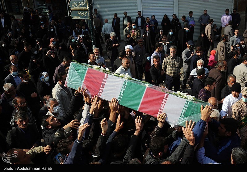 تشییع پیکر شهید احسان مرادی