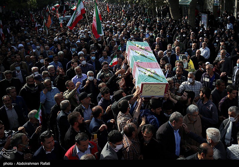 تشییع پیکر شهید احسان مرادی