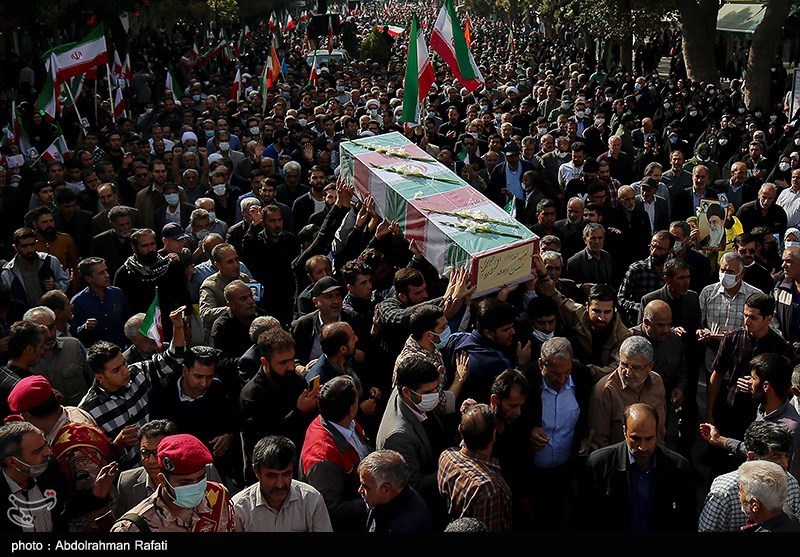 تشییع پیکر شهید احسان مرادی