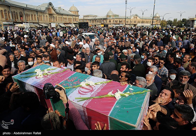 تشییع پیکر شهید احسان مرادی