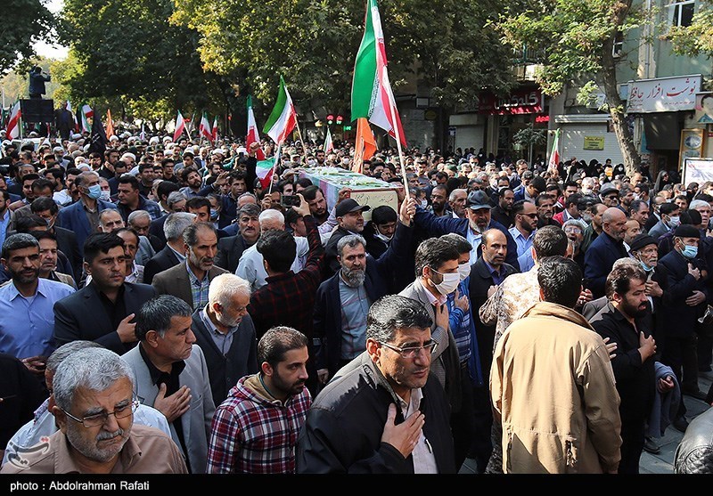 تشییع پیکر شهید احسان مرادی