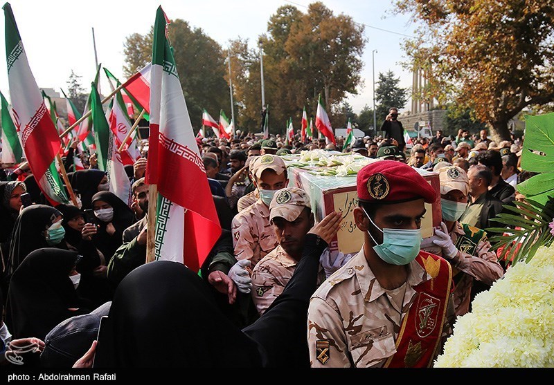 تشییع پیکر شهید احسان مرادی