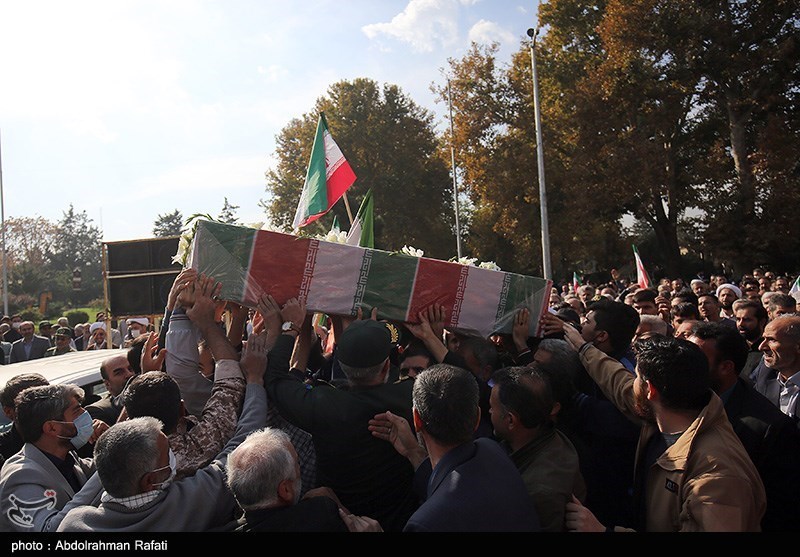 تشییع پیکر شهید احسان مرادی