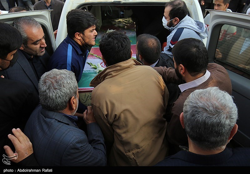 تشییع پیکر شهید احسان مرادی