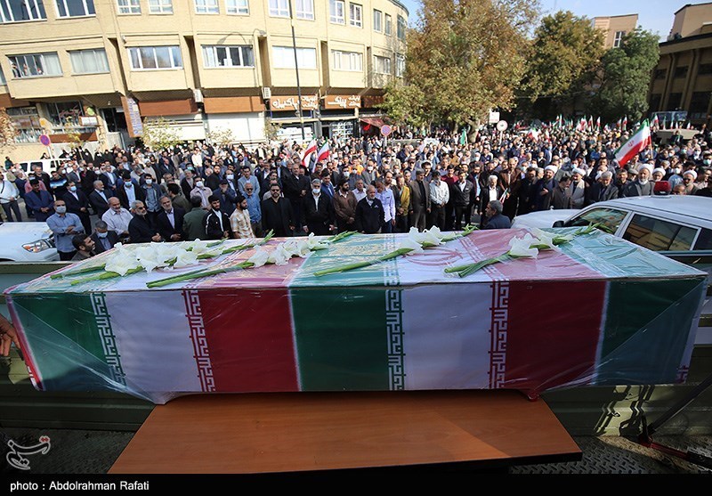 تشییع پیکر شهید احسان مرادی