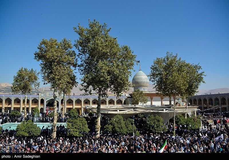 تشییع شهدای حادثه تروریستی حرم مطهر شاهچراغ (ع)